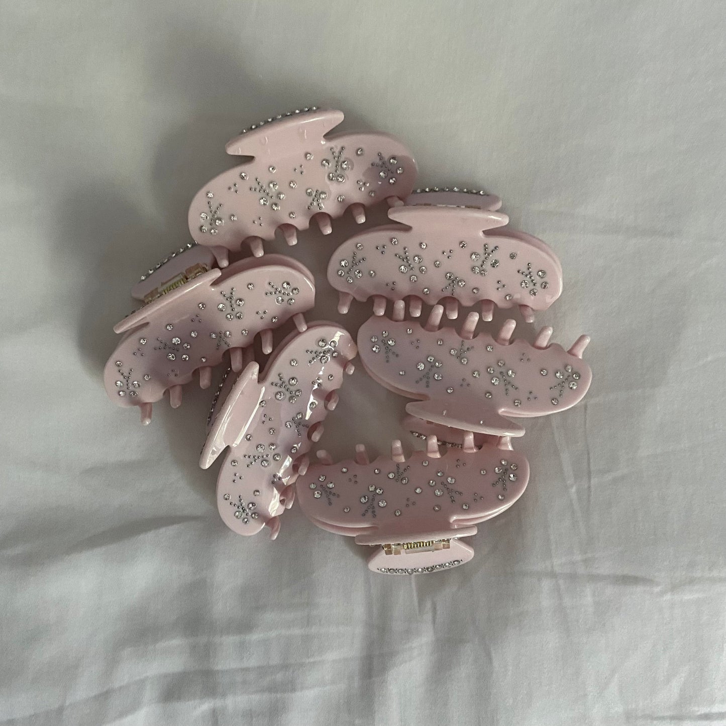 Blush butterfly clip