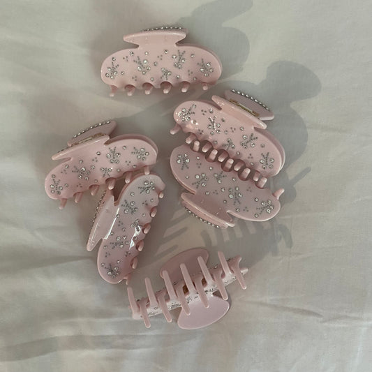 Blush butterfly clip